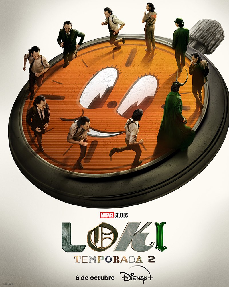 charlietvgeek's tweet photo. Tenemos primer póster oficial de la segunda temporada de #Loki de #MarvelStudios. Estreno 6 de Octubre en exclusiva por #DisneyPlusLA!
#LokiSeason2 #MarvelLATAM https://t.co/wlTXb5AyEO