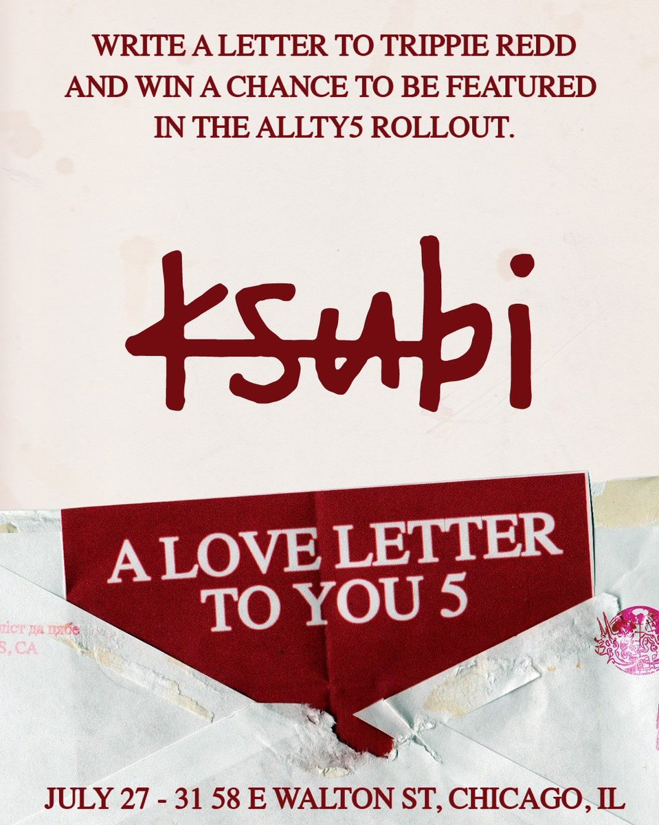 trippieredd's tweet image. CHICAGO PULL UP TO @ksubi &amp;amp; WRITE A LOVE LETTER ++💌