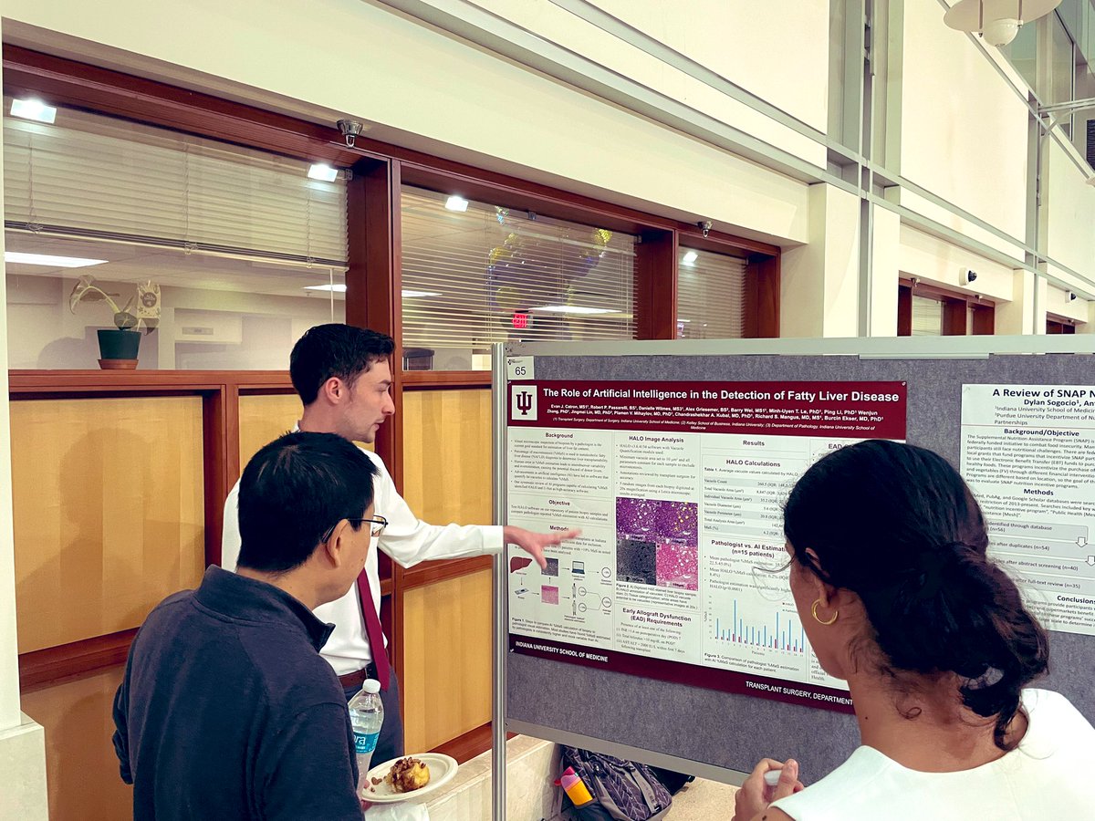 Burcin Ekser, MD, PhD (@burcinekser) on Twitter photo Proud of all students who did excellent <a href="/IUSM_IMPRS/">IU Medical Student Program for Research</a> research this summer. #artificalintelligence #AI #fattyliverdisease #NASH #MAFLD #organoids <a href="/IU_Surgery/">Indiana Surgery -Indiana Univ School of Medicine</a> <a href="/IUMedSchool/">IU School of Medicine</a> #EvanCatron #ParkerPassarelli #BarryWei Proud of all students who did excellent <a href="/IUSM_IMPRS/">IU Medical Student Program for Research</a> research this summer. #artificalintelligence #AI #fattyliverdisease #NASH #MAFLD #organoids <a href="/IU_Surgery/">Indiana Surgery -Indiana Univ School of Medicine</a> <a href="/IUMedSchool/">IU School of Medicine</a> #EvanCatron #ParkerPassarelli #BarryWei