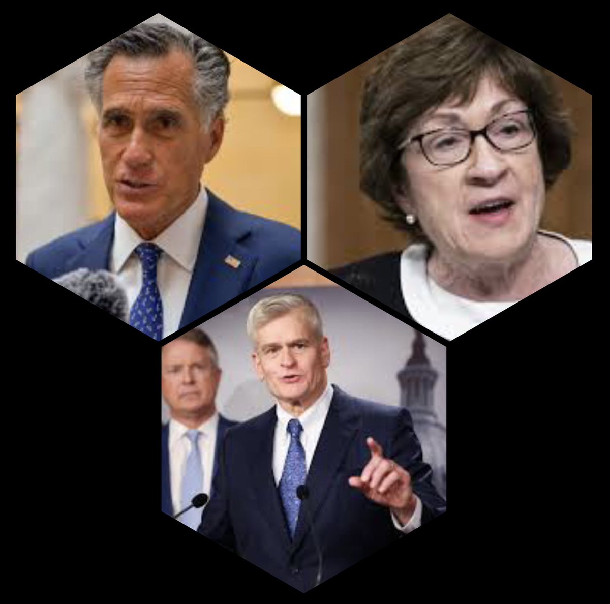 Three ‘Republicans’ voted with Dems against the Senates 2024 Defense Authorization Act, which would’ve reinstated service members (approx 9,000) who were discharged, solely for refusing to submit to the covid jab, and also would have changed their release status to ‘honorable