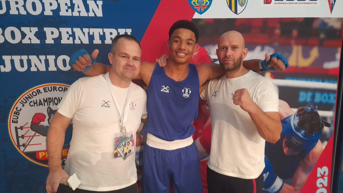 JUNIOR EUROS DAY EIGHT 🥊

Team England will have 8⃣ boxers in competition on Finals Day of the EUBC Junior European Championships 2023, after 5⃣ boxers progressed on day eight with two more bringing home bronze 🦁🏴󠁧󠁢󠁥󠁮󠁧󠁿

➡️ tinyurl.com/ypp88e56

#TeamEngland #JuniorEuros2023