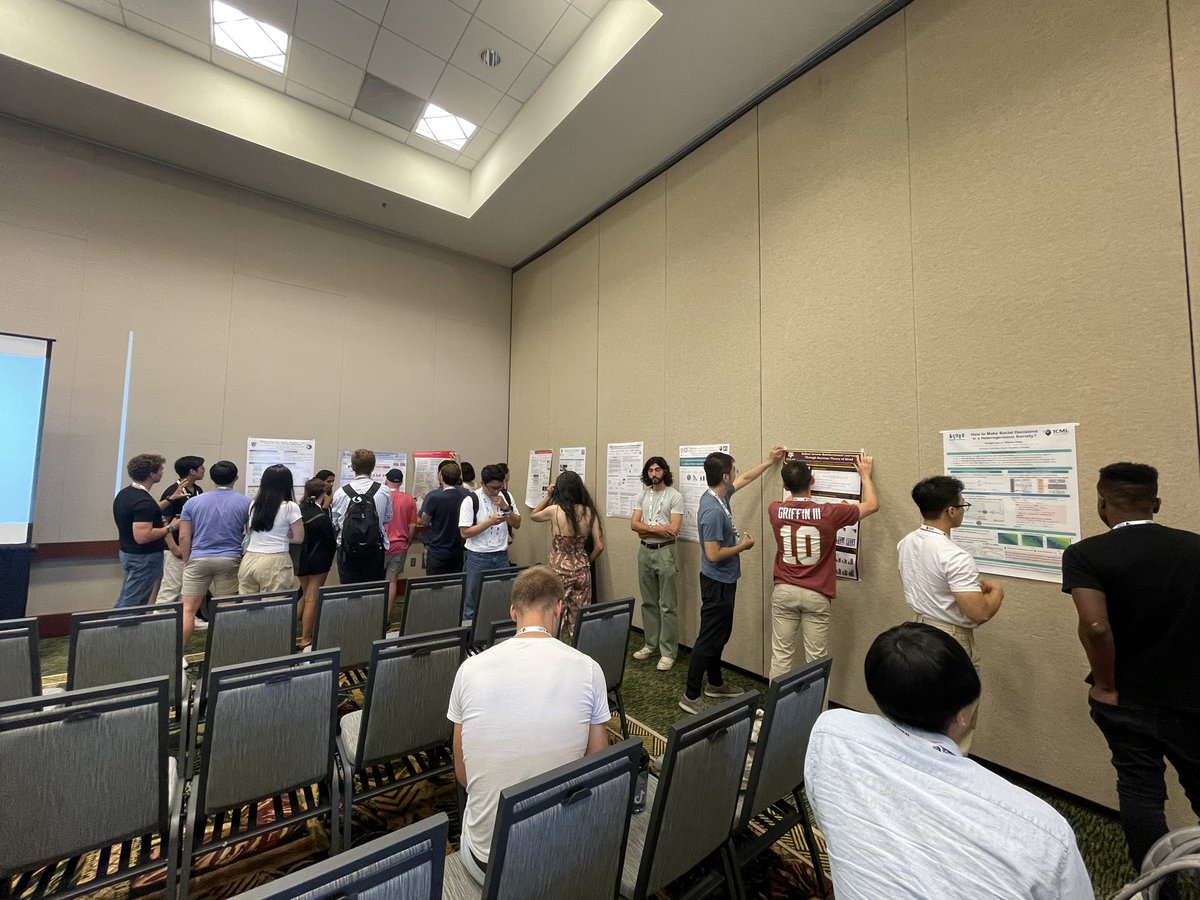 Poster Session at ToM 2023 is happening! Room 317A check out if you are at ICML