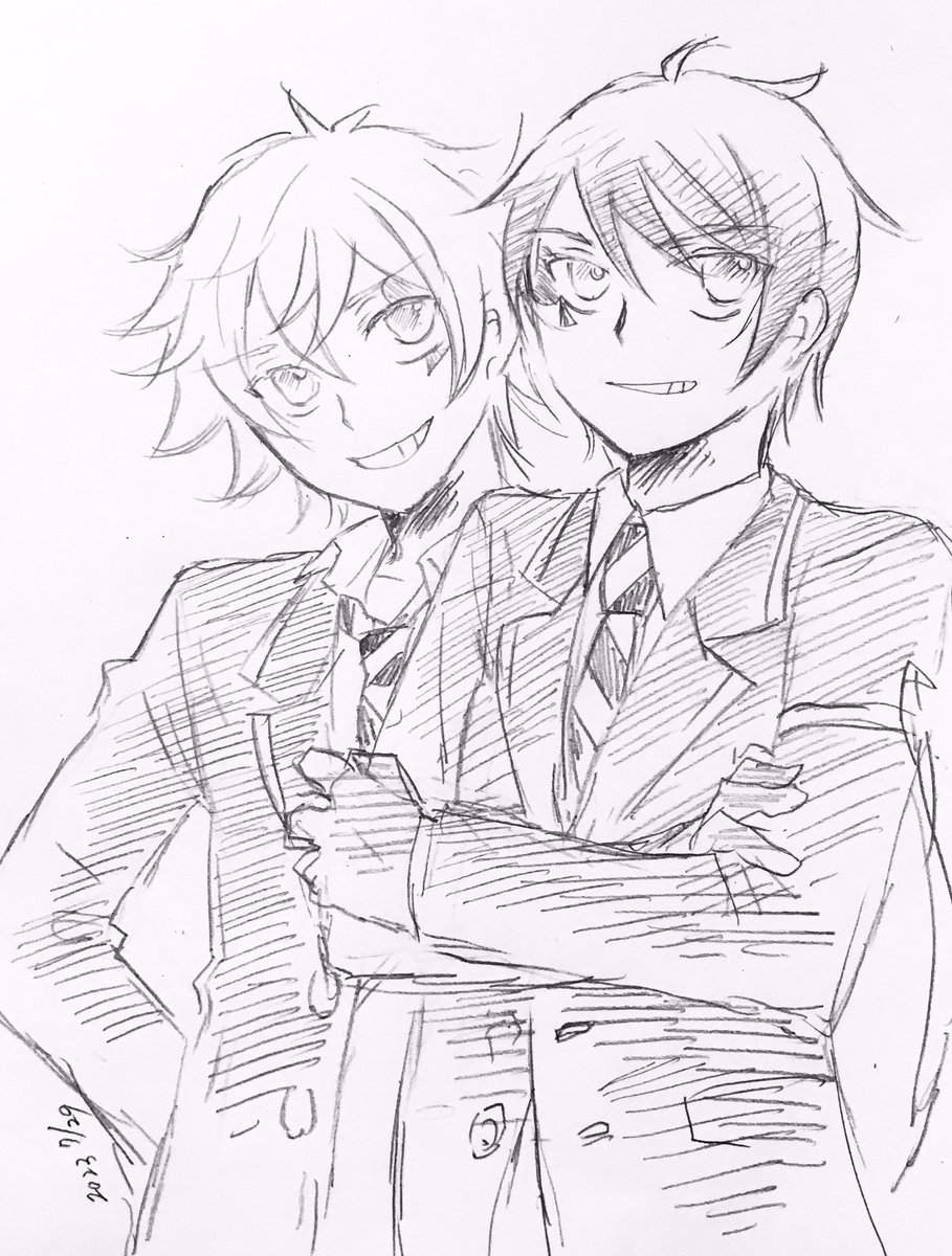 いちゃいちゃしてるのばっかり描いてたから息抜きエスデュ(息抜き⁉️) 
