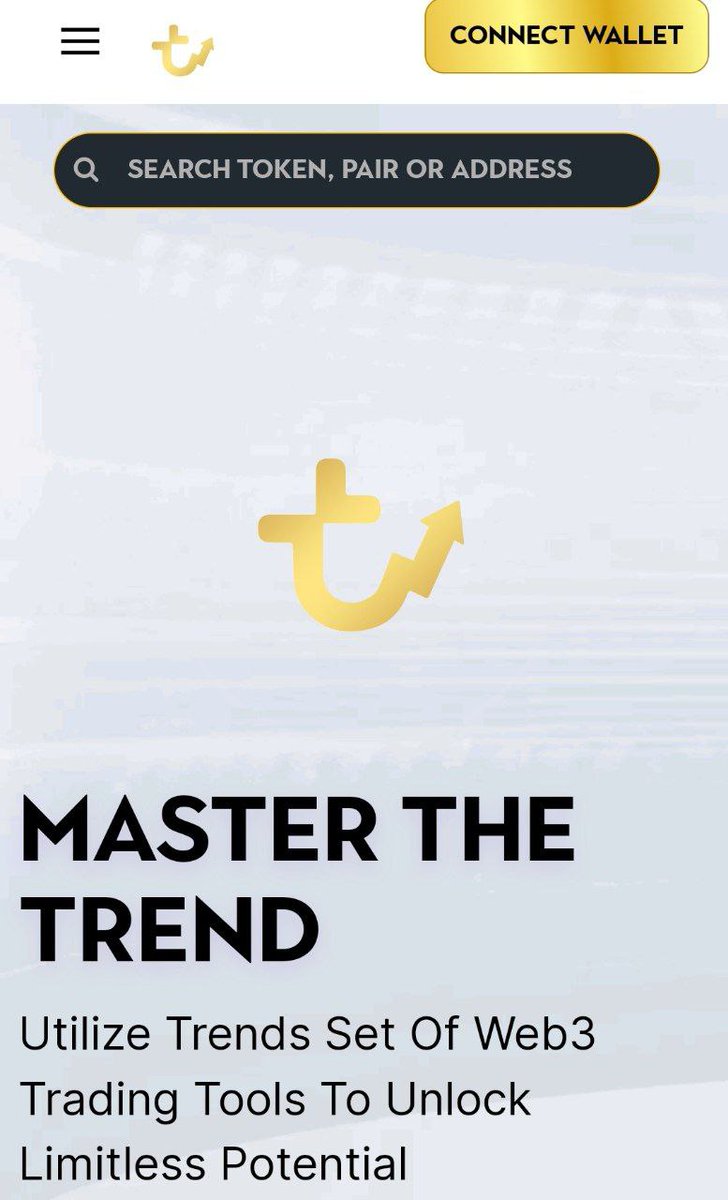 ErcTrend's tweet photo. Check out our dapp which is live now! 

We Are The Trend.

https://t.co/uYSoapC87C 

#Trend $TREND https://t.co/0MDTkyB44d