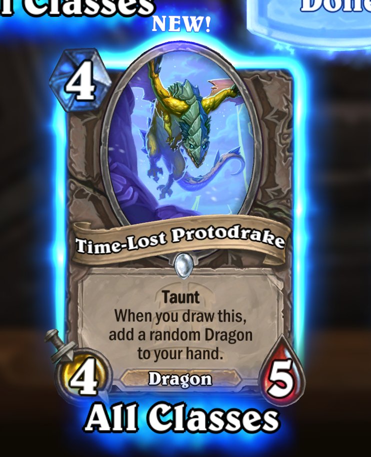 Vysara's tweet photo. I guess this is the only way for me to have one...
#Hearthstone #TLPD https://t.co/jHbgWtV5gN