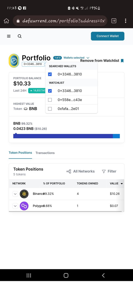 Taofieeqyusuf1's tweet photo. Portfolio tracking made easy, you can also track multiple wallets and monitor all your assets in one place. https://t.co/arE2bC1fJ6 is the best #DeFiCurrent #Crypto #BNB          #BTC       #Shiba #DeFi https://t.co/llpG7VXSjy