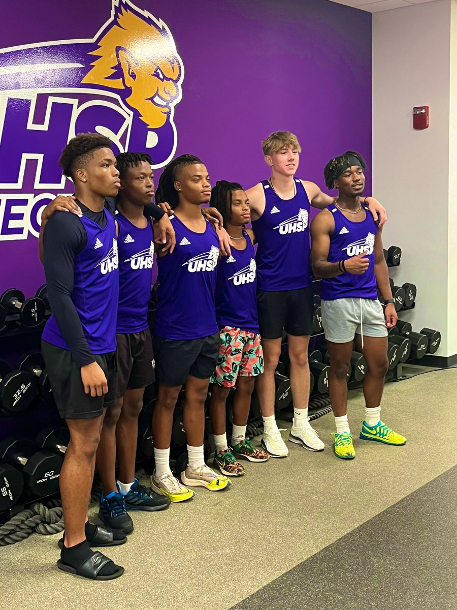 wyatt2024's tweet photo. Thank you Coach Cary and Coach Lewis and the coaching staff for having me come see the facility. Had a lot of fun seeing the campus of @UHSP_XC_TF !! #trackandfield #D2 https://t.co/u9WKAQMCBZ