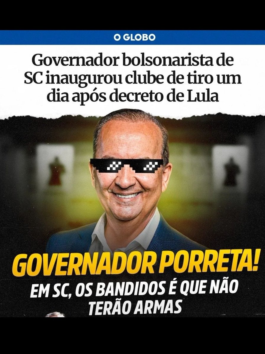 Parabéns governador de Santa Catarina....Não podemos ACATAR ORDENS ABSURDAS🇧🇷👊🏼