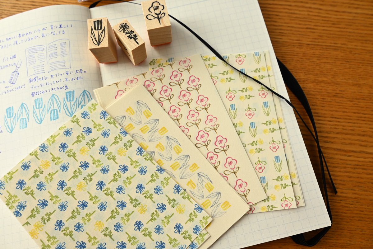 MA7stamp's tweet photo. 新しいメモ用紙
三元社印刷さんのご協力で、スタンプの繊細な色が表現されています🥰
コラージュ素材や、お手紙に、活用してくださいね。
紙博in大阪 8/5、8/6出展します。 https://t.co/TVsNMlvH7N