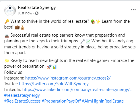 SoldWithSynergy's tweet photo. Want to thrive in the world of real estate? https://t.co/vt3qjFeAWW