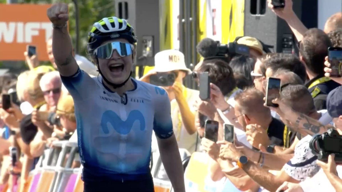jpbuhot's tweet photo. #TDFF2023, 6e étape, **/***** - @emmanorsgaard1 a réussi là où @julieJvdv à échouer il y a quelques jours, à savoir garder à distance un peloton d’affamées pour remporter l’étape du jour… Brillant ! https://t.co/5QVfKnpmi9