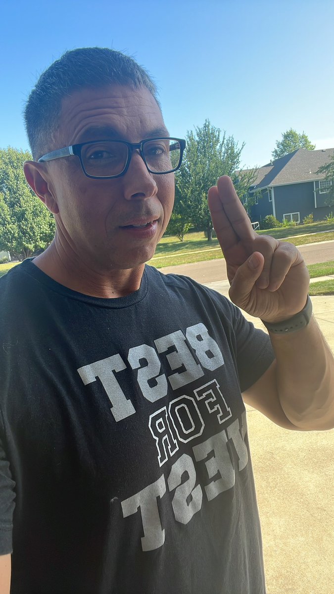 I tell my guy <a href="/KevinVestAD/">Kevin Vest</a> all the time...

TODAY IS THE MOST IMPORTANT DAY! 

Your good days are our good days‼️
Your hard days, are OUR hard days‼️
YOUR FIGHT IS OUR FIGHT‼️

Keep walking‼️

#BestForVest #EFFCANCER