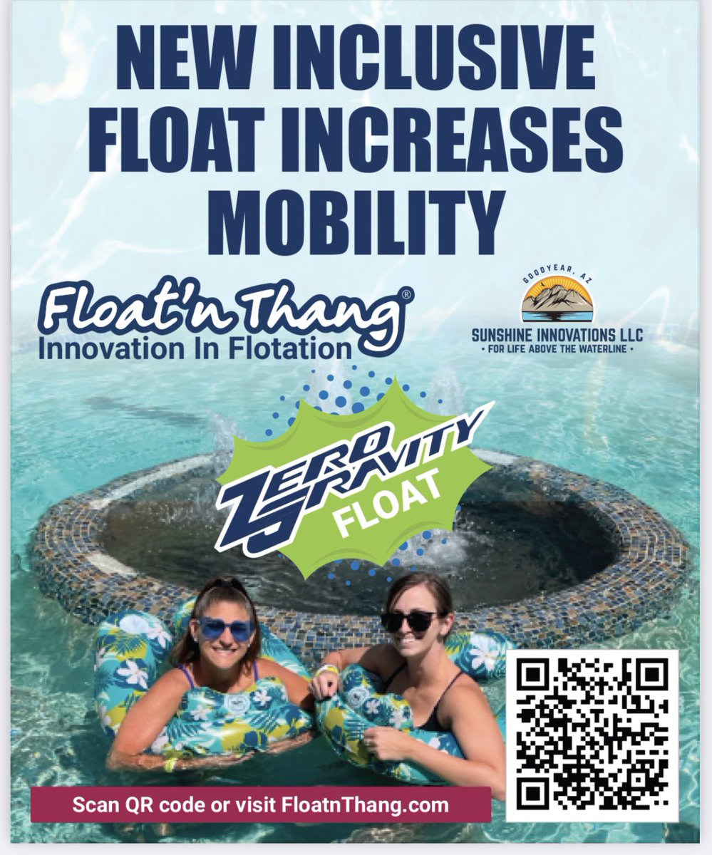 FloatnThang's tweet image. The New Generation of Flotation 👉
It may look like any other pool float, however once you use it, you’ll feel the benefits of zero gravity. 

A float that provides access for individuals with physical limitations. #floatnthang #poolfloats #lazyriverfloat