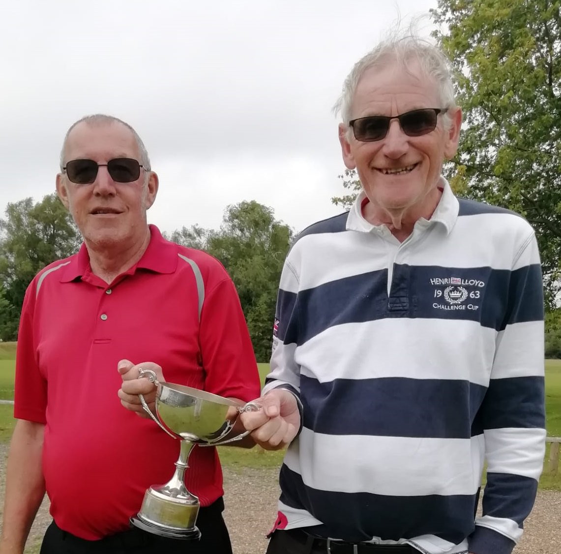 Seniors Section.                          Chris Angell and Steve Waterman finished well ahead of the field to claim the Kelso Turton Trophy in this pairs Texas Scramble competition.