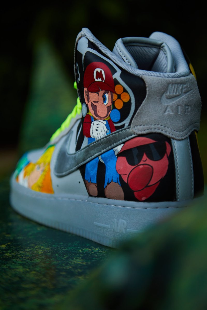 Adavibes_'s tweet photo. Unleash your power with ADASHOES' hand-painted sneakers, where digital and traditional art merge into an epic masterpiece inspired by Super Smash Bros. Express yourself with this unique style and take the art on your feet to another level! ๐จ๐ #ADASHOES #SmashStyle #ArtOnYour https://t.co/pyOah7VGGt