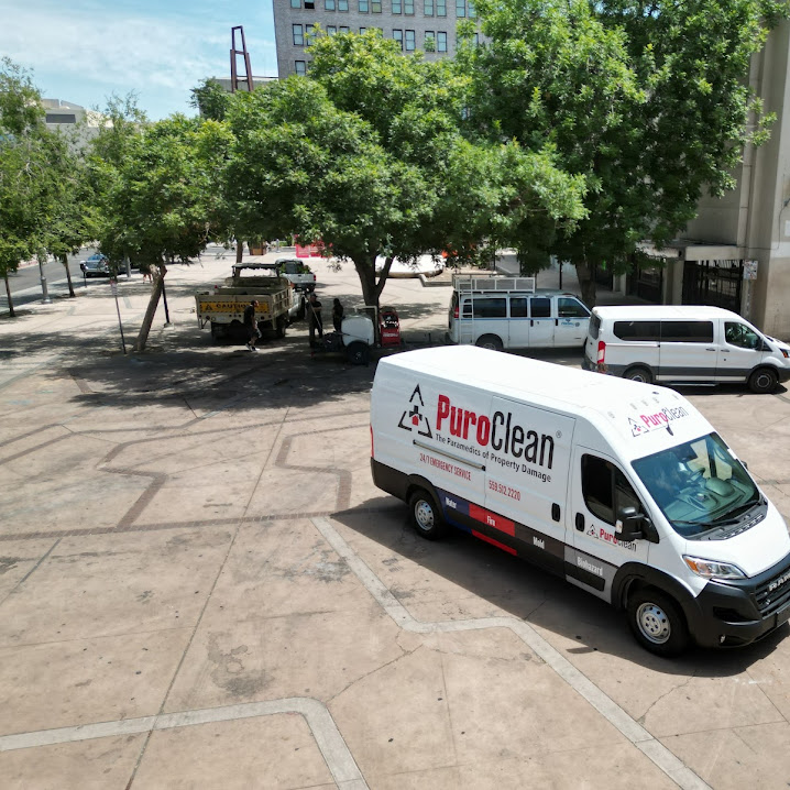 The PuroClean of Fresno team near the Mariposa Plaza. We are always on the move, ensuring that you do not break a sweat trying to fix your water damage, fire damage, or mold issues.
#marposa #fresno #purocleanoffresno