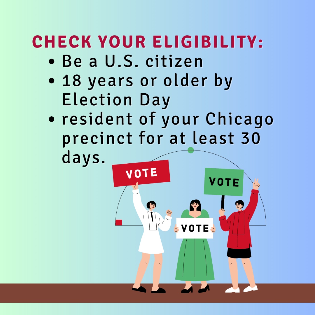 W4LJA's tweet photo. Ready to make your voice heard? Check your eligibility, register online at Chicago Board of Elections before 2-19-24 &amp; update your registration whenever you change your name or address
#RegisterToVote #MakeYourVoiceHeard #ChicagoVotes #CivicDuty #BeInformed #WLJA #YourVoiceCounts https://t.co/7qLVWV88ty