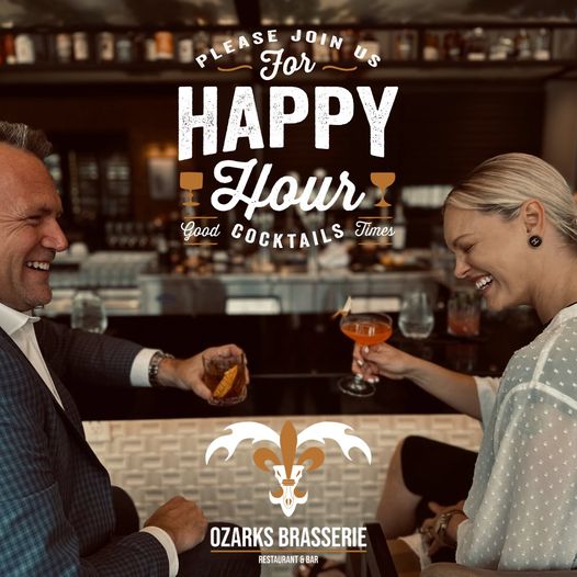 Ozarks Brasserie - Branson Landing
Happy Hour Starts at 5 pm every day! Join us! 🍻🍹🍔

#happyhour #happyhourtime #happyhourvibes #happyhourdrinks #burgers #burgertime #lakeside #LakesideDining #bransonlanding #bransonmo