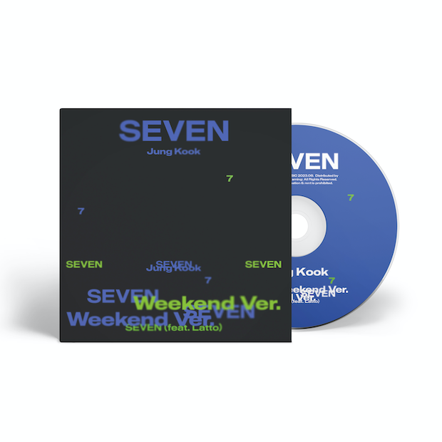 The single CDs for #JungKook's “Seven (Weekday Ver.)” and “Seven (Weekend Ver.)” are now available for purchase at the official US @bts_bighit shop. Orders placed July 28th and onward are expected to ship August 25th. Get yours now! 💿 shop.bts-official.us/collections/ju…
#JungKook_Seven