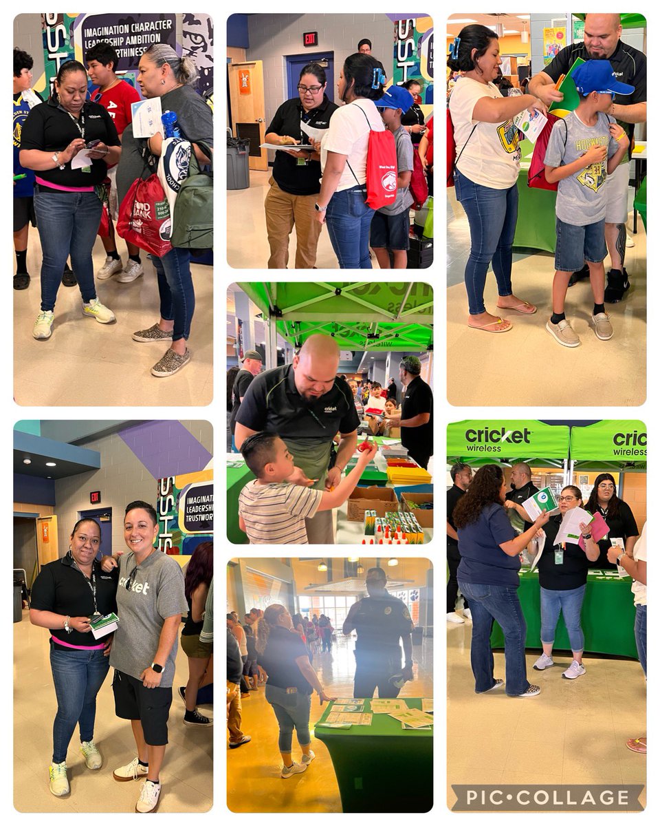 Ver0429's tweet photo. Yesterday was great day in South Texas with our Back to School Bash at South San ISD! Thank you Cricket Wireless Mobile Link for giving back and donating school supplies. #cricketwireless#cricketcares#lifeatcricket https://t.co/gL2Pk36ZZz