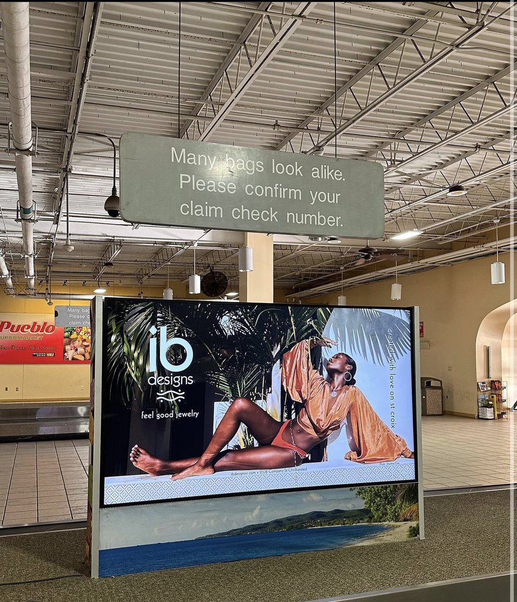 officiallysoka's tweet image. Completely unexpected but completely grateful . 

Soka seen on a billboard in  st croix’s airport for a #ibdesign campaign. Shot by @sycroix . Beauty Aaliyah