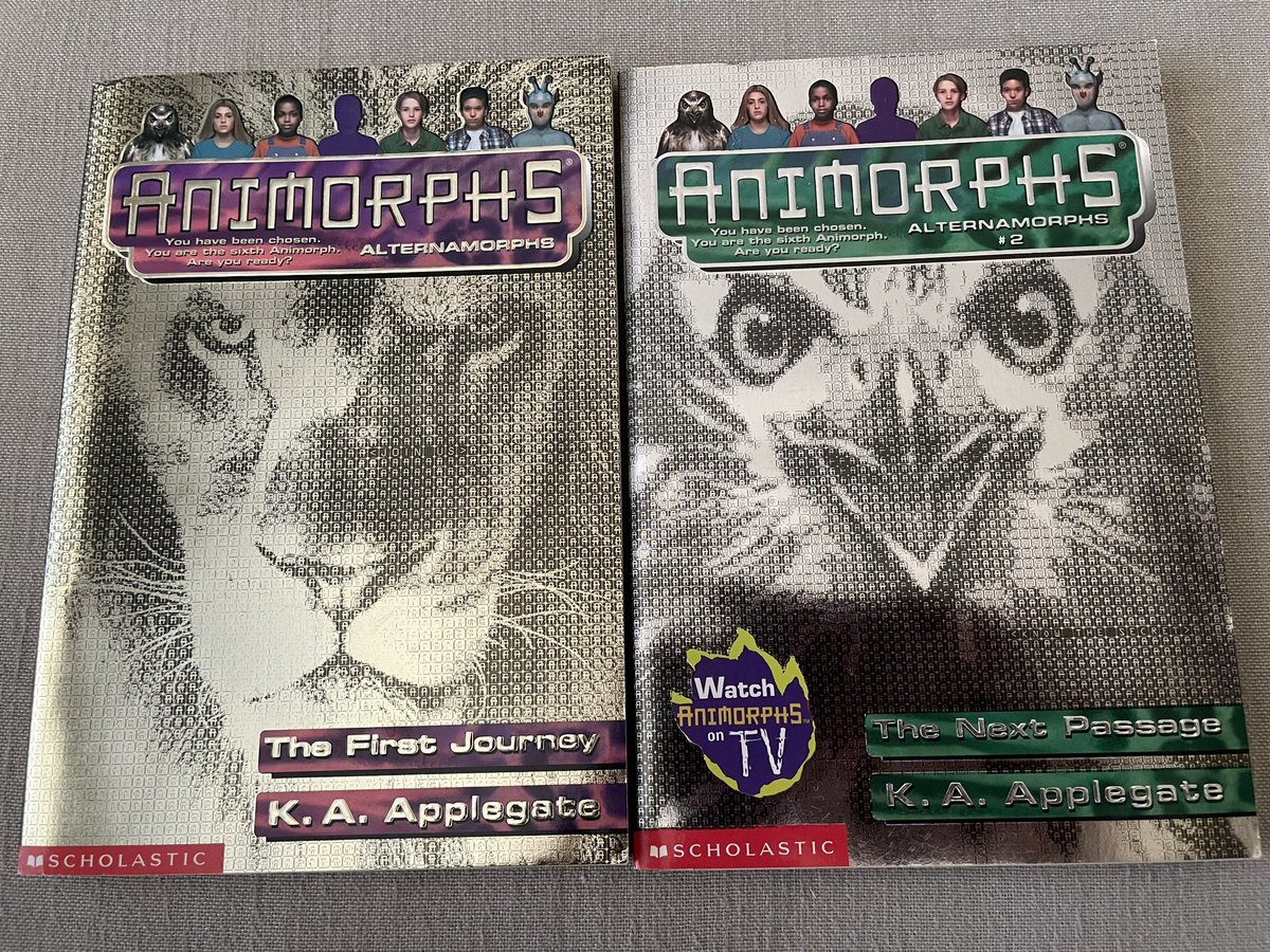 Tlizerz's tweet photo. @caldy A little choose your own adventure, Animorphs style! These two beauties should be hitting the PO Box on Wednesday, if the post office’s estimate is accurate. :) https://t.co/7gj97YUmyu