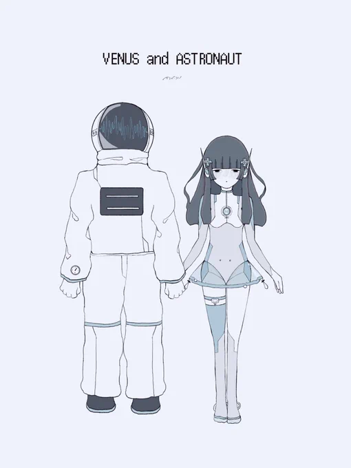 設定など...。
ファンアートなどもぜひお待ちしております...;~;

 #金星人ちゃんと宇宙飛行士くん 