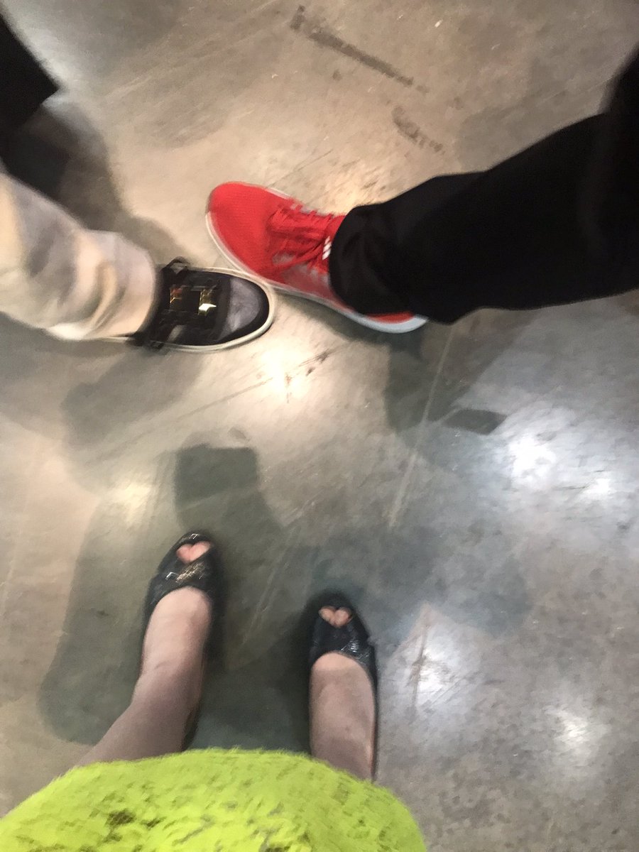 RevEverett's tweet photo. The sneaker game at #NAACPConvention is strong. Witness @stickfiguregods with the new @Candace_Parker Adidas &amp; @javawithJimmy always rocking the red. Tania from #ACTSO Delaware had on custom #NAACP shoelaces! https://t.co/O8heIuKkn6
