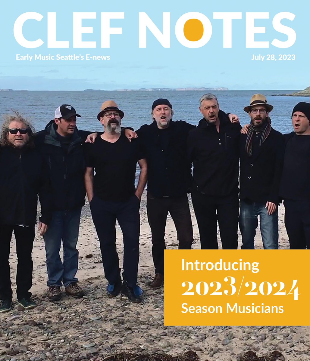 EarlyMusicSEA's tweet image. Gus Denhard introduces #LaNef in this week&apos;s issue of #ClefNotes! Make sure to check your 📬 and meet the Montreal-based ensemble before their return to Seattle! ➡️  earlymusicseattle.org/meet-la-nef/