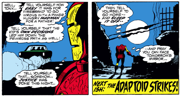 MarvelADay's tweet photo. #IM48 #MarvelADay As Iron Man staggers home to sleep one off, we must admit Friedrich did a decent job. IM will be back in 11 days, but tomorrow we've got a first issue spectacular as Adam Warlock gets his own book! Will it be good? Be sure and join Michael and find out! PMB https://t.co/Abhmi3YlH2