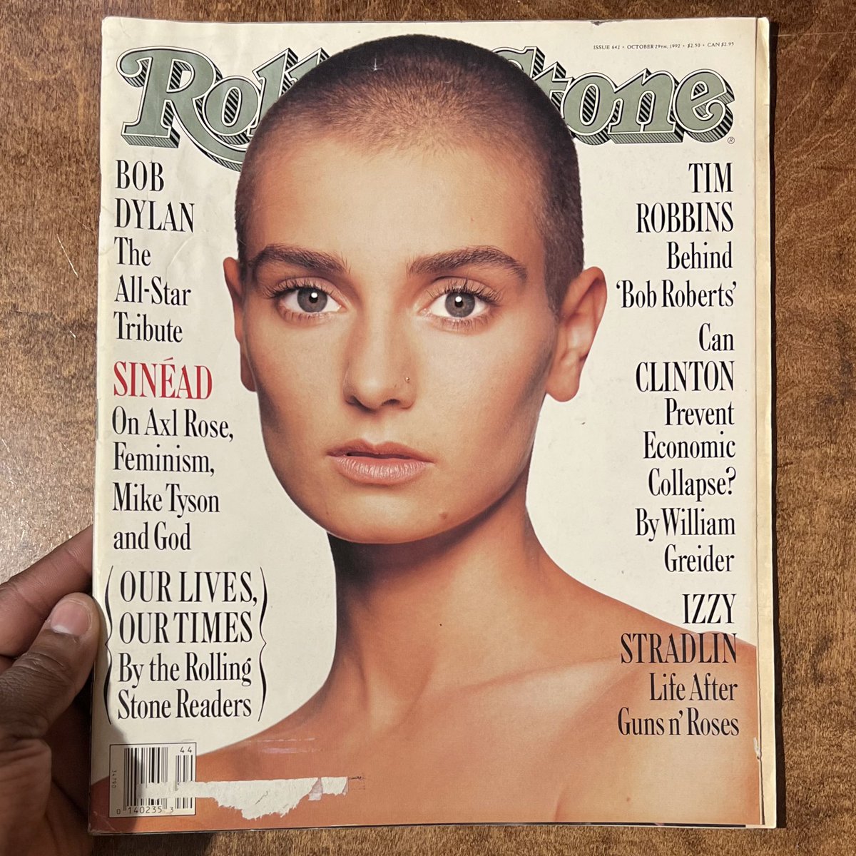 jball461's tweet image. #sineadoconner #rollingstone #magazinecollection