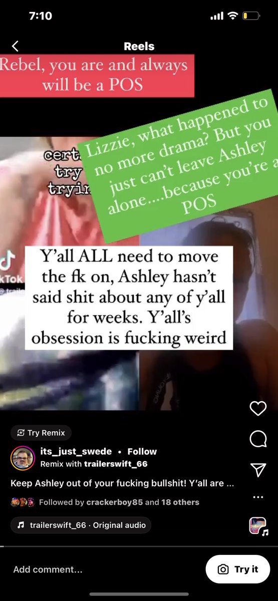 Mosquitobiteya's tweet photo. hey Swede, no . When she’s done with you , don’t expect help because she’s going to do one hell of a number on you too. You think Josey was bad😂 , you’re a fucking pussy simping for the POS who has tormented me and my kid for months. Bye bitch , I’m opening my drama account 🖕 https://t.co/ZISXfB4TkY