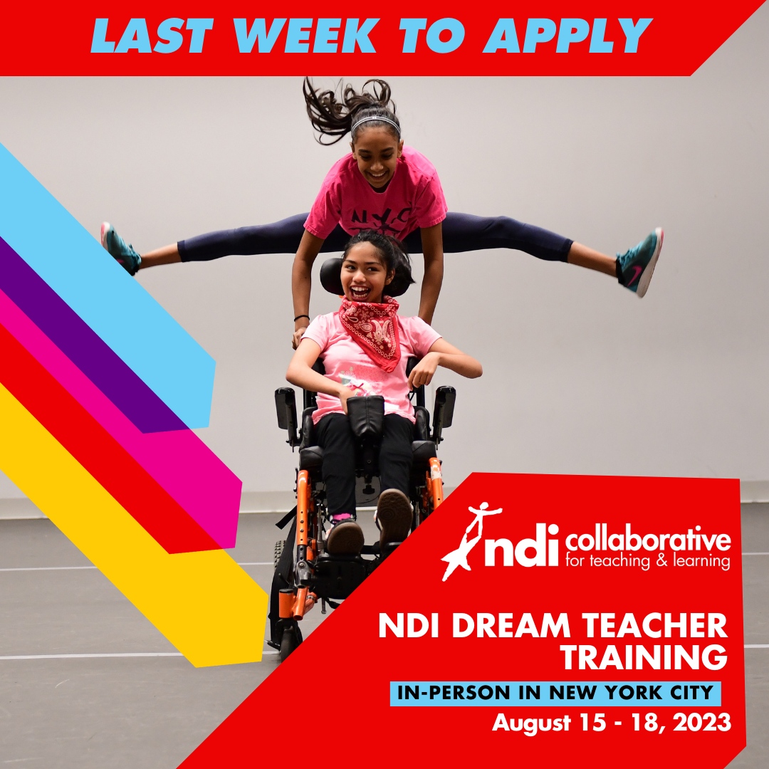 Don't miss the opportunity to apply for our in-person DREAM teacher training in NYC! Learn more by clicking the link below. nationaldance.org/ndi-collaborat… #danceinstitute #danceeducation #danceeducators #artseducation #youngprofessionals #teachingdance #danceteacher