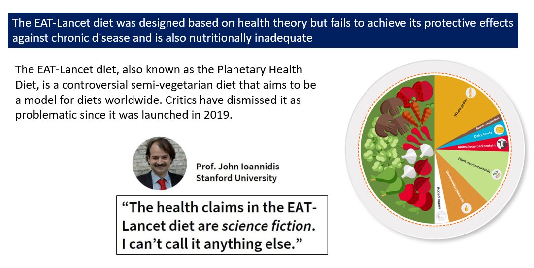 When the #EATLancet diet was launched, it was criticized by many. John Ioannidis was one of them and dismissed the diet as "science fiction".
thecounter.org/world-health-o…
Did he have a point?
Let's see...  🧵 1/7