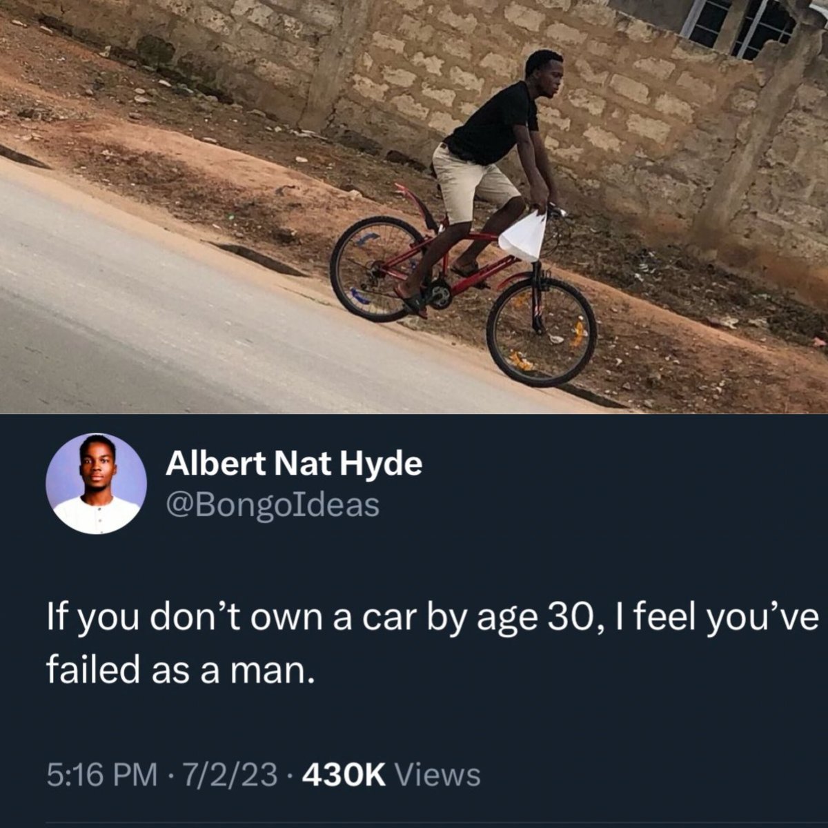gyaigyimii's tweet photo. See how failure dey ride bike dey go https://t.co/Pz6bAQI8Z7