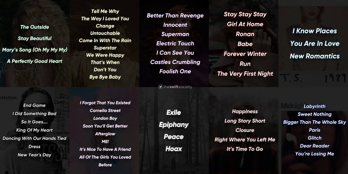 TheSwiftSociety's tweet photo. 🎶| Surprise songs @TaylorSwift13 is still yet to perform https://t.co/jCzvwxI1Ff