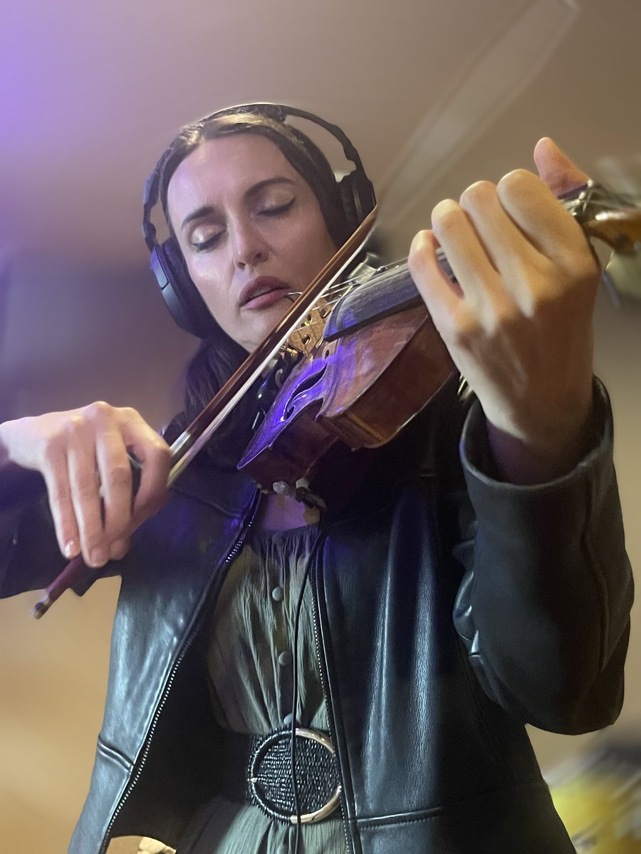 Stevens_Artist's tweet photo. My first day back at the studio … Starting with a revamped Gaelic gypsy jazz remake of my song Cold Rain.” fab moments shared in these photos with my friends and marvellous musicians Natan Sterenfeld (musician/director) Tamara Raven (violin) Fabulous Fabio Tedde (piano). https://t.co/DhcWXlAHSt