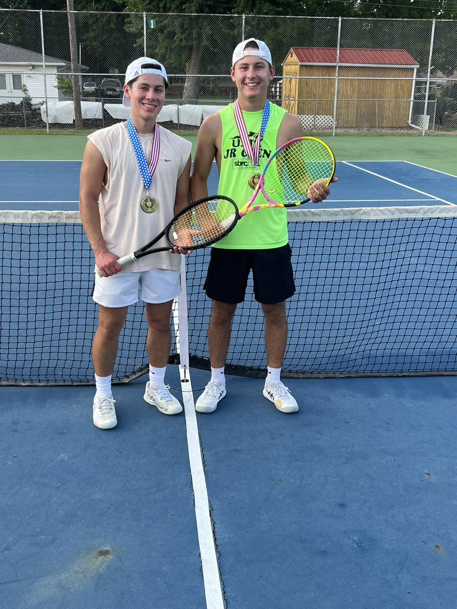 MUMWTennis's tweet photo. Congrats to Brennan Beachy and Omar Lemus, our 2023 Spartan Tennis Classic doubles champs! https://t.co/Vqo8Ic07O6