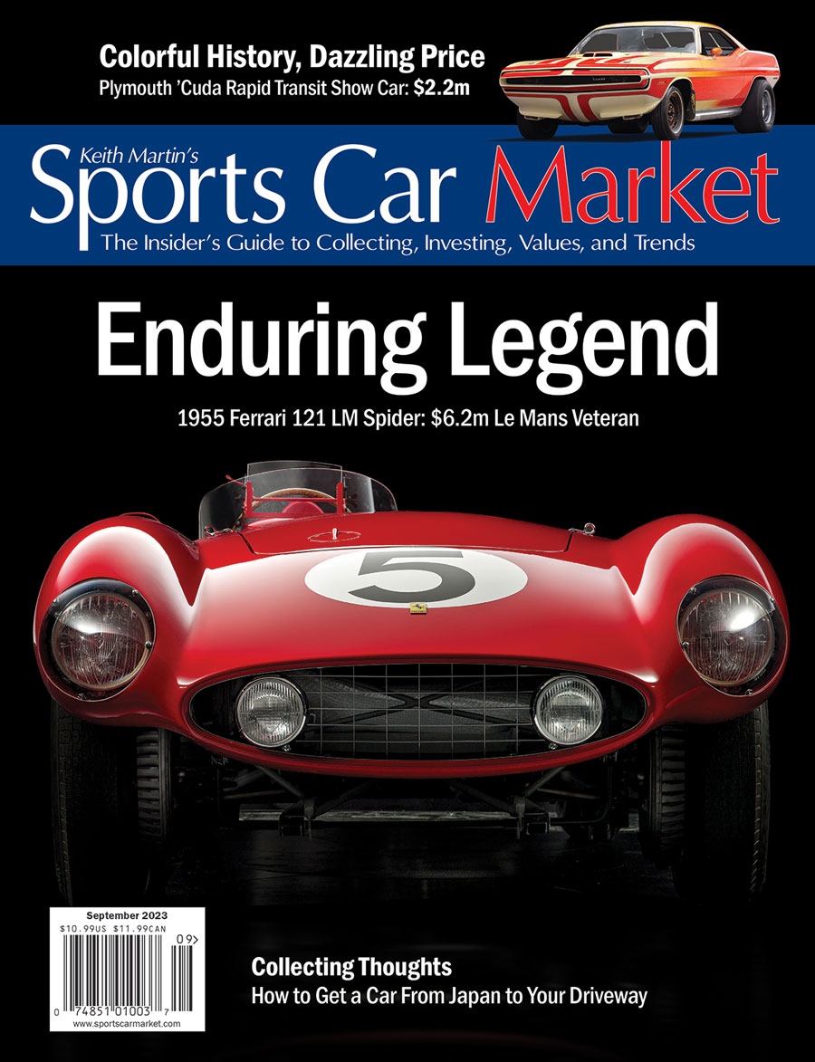 SportsCarMarket's tweet photo. The September 2023 Sports Car Market Magazine is now available for download. View the full issue here: https://t.co/H1rAYE8imx

#sportscarmarket #scm1000 #carmagazine #automotivemagazine #sportscar #musclecar #exoticcar #classiccar #collectorcar #vintagecar #vintagesportscar https://t.co/gZSP4Oev53