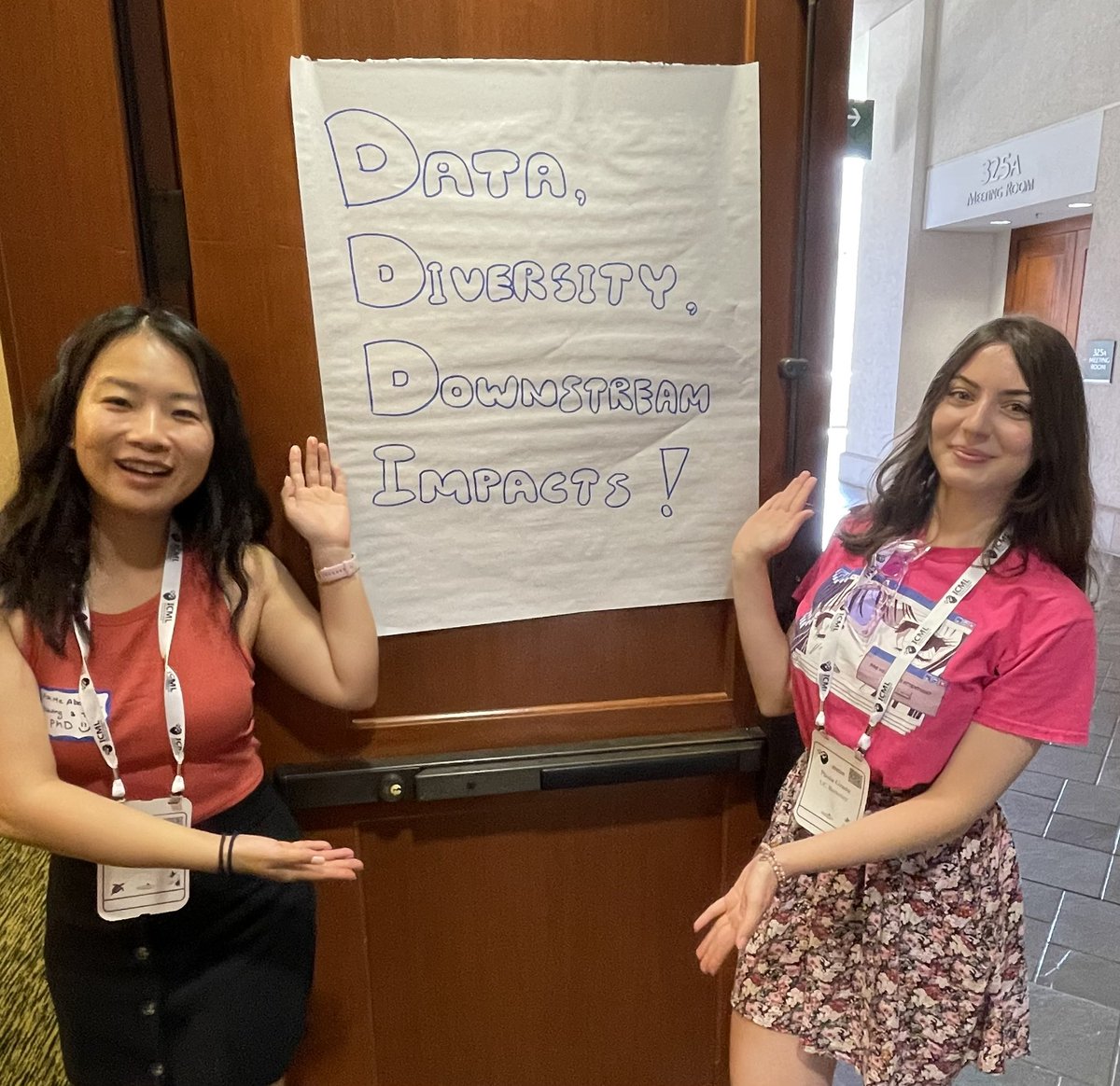 judyhshen's tweet image. Come join our @WiMLworkshop breakout session discussion at #icml2023 on “Data, Diversity, and Downstream Impacts” 2-3pm today in 326B 

Everyone is welcome!!!