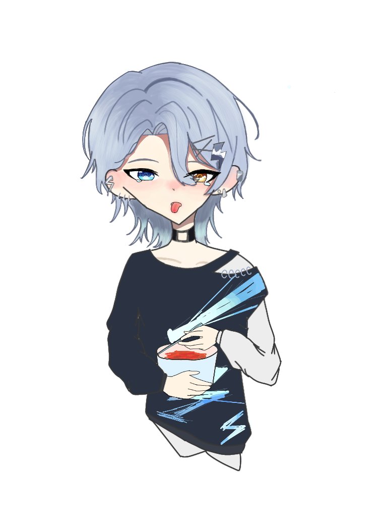 ai_IRIAM_'s tweet photo. @Raika_Mion（メンション失礼）
み!!!て!!!!!
描いた!!!!!!!!!わーーー!!!
自分的めちゃくちゃお気に入り髪とか目とかめちゃくちゃ上手くかけた!!!!!!!
まじで届いて欲しいｯｯ見て欲しいｯｯ
激辛ペヤング食べてるの見るの楽しかったよ～!!
#RaikArt https://t.co/0578ayjwfm