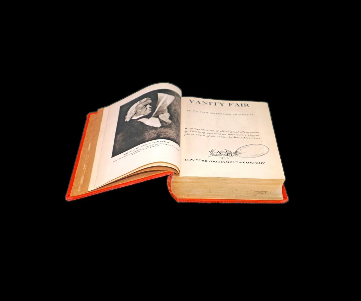 G97816960Girl's tweet photo. Vanity Fair William Thackeray hardcover book. Dodd Mead NY. Great Illustrated Classics series. https://t.co/ihGVw70v6g via @Etsy #BuyfromGroovy #antiqueshop #vintagebook #WilliamThackeray #VanityFair #ThackerayVanityFair #homelibrary #GreatIllustratedClassics #EtsySellers https://t.co/KC6MHVzE0L