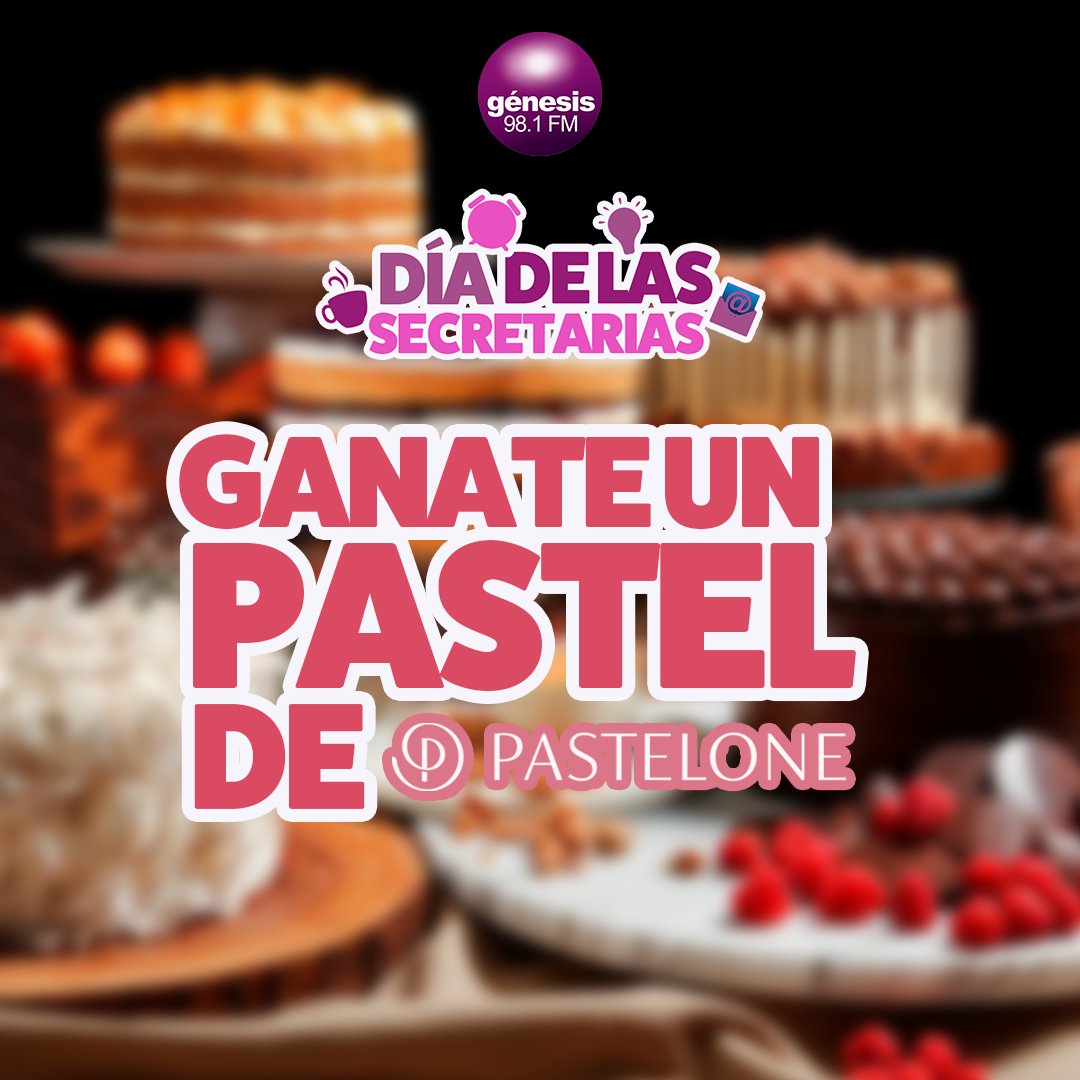 Ya está cerca #Diadelasecretaria en Monterrey y #Génesis lo quiere celebrar contigo 🫶🏻

Gana un pastel y celebra con tu equipo de trabajo 🤩🥳

✅ Escribe tu nombre completo

✅ Dale retweet 

¡Y listo! Ya estás participando, mucha suerte 🍀