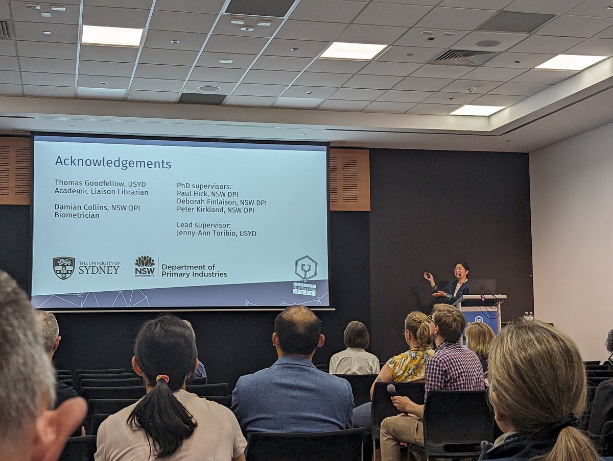 The wonderful Tiffany O'Connor from @nswdpi on Simbu serogroup viruses and the challenges around timely diagnosis 

<a href="/anzcvs/">ANZCVS</a> #scienceweek2023 #vetepi #lovevirology