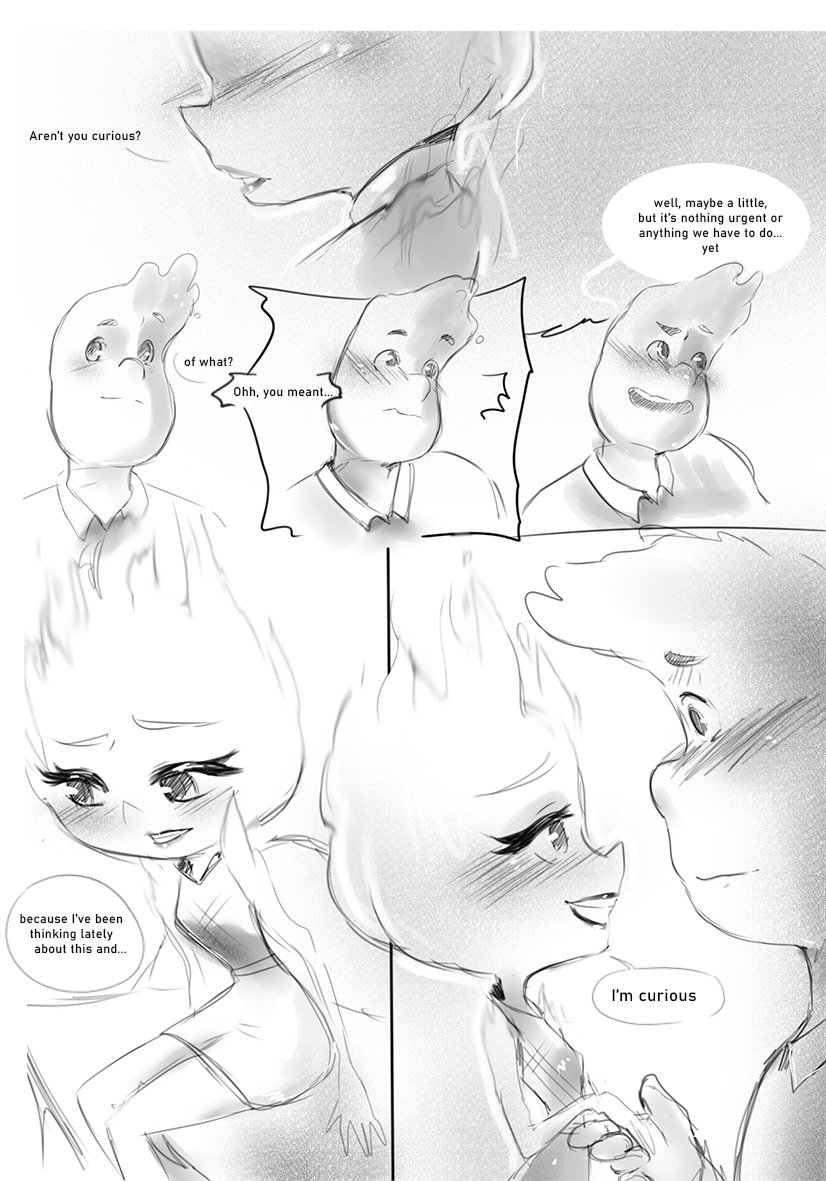 Shriomochan's tweet photo. kiss of curiosity😻
#Elemental https://t.co/LYfHMQeywT