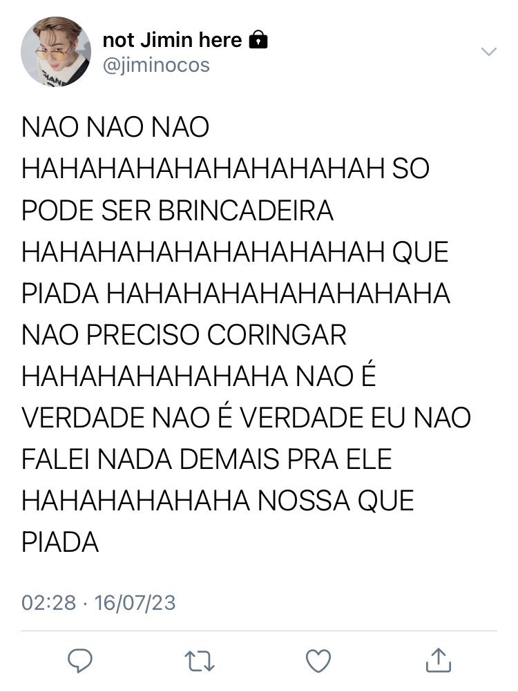 littlechimjk's tweet photo. Jikook au ☎️ sete dias 🔞

Onde Jimin manda várias mensagens pro seu melhor amigo dizendo tudo o que realmente queria fazer com seu chefe por sete dias na semana se pudesse, mas…

Acaba mandando as mensagens pro próprio. https://t.co/mP8wz95eBA