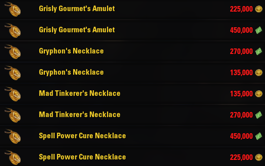 Gold_Vendor's tweet photo. This one has returned with this week's Gold Vendor items. Adhazabi hopes there is something you can use, perhaps the Grothdarr head piece or maybe even the most interesting Necklace of the Grisly Gourmet. 

@TESOnline #ElderScrollsOnline #ESOFam https://t.co/DkbVBuWe4i