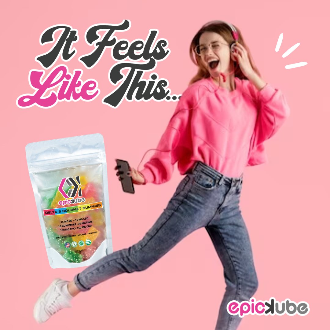 EpicKube's tweet image. When stress hits, Epic Kube's CBD gummies do a superhero landing! 💪🌈 

#CalmHero #GummyPower #CBDRelief #EpicKube #EnergyGummies