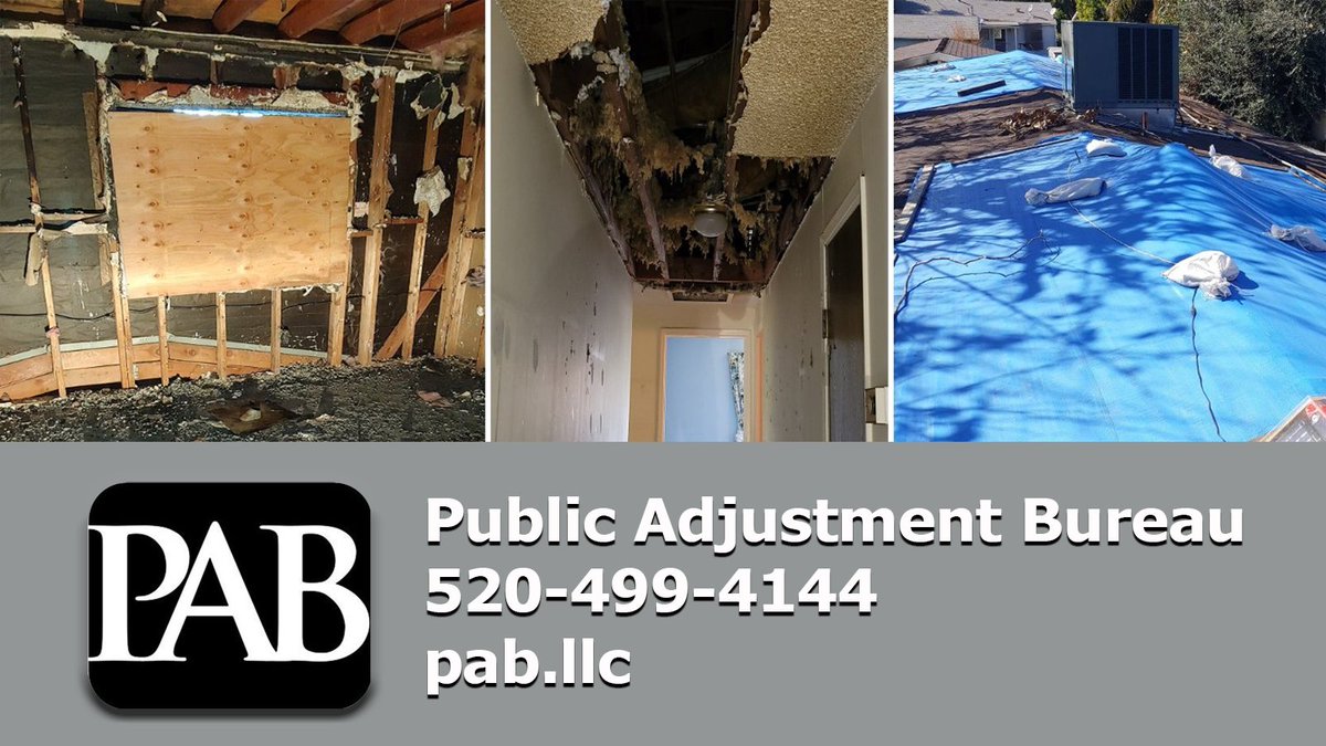 Having issues with a property insurance claim?

Fire, wind, water, vandalism, theft, etc. Business, homeowners, anyone!

<a href="/PublicAdjBureau/">Public Adjustment Bureau, LLC</a> works EXCLUSIVELY for the policyholder, not insurance companies.

Get help!
Call: 520-499-4144
Click: pab.llc

#ad
