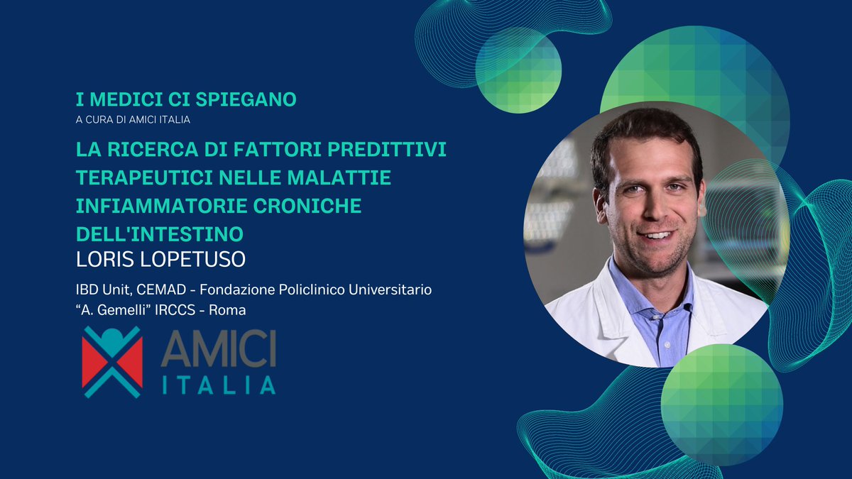AMICI Italia (@amiciibd) on Twitter photo Video | ๐๐ ๐ซ๐ข๐๐๐ซ๐๐ ๐๐ข ๐๐๐ญ๐ญ๐จ๐ซ๐ข ๐ฉ๐ซ๐๐๐ข๐ญ๐ญ๐ข๐ฏ๐ข ๐ญ๐๐ซ๐๐ฉ๐๐ฎ๐ญ๐ข๐๐ข ๐ง๐๐ฅ๐ฅ๐ #MICI.๐ฃCe lo spiega il ๐๐ซ๐จ๐. <a href="/LRLopetuso/">Loris Lopetuso</a> , IBD Unit, CEMAD - Fondazione Policlinico Universitario Agostino Gemelli IRCCS๐ Roma โน๏ธ๐amici.tv/47cQgtg Video | ๐๐ ๐ซ๐ข๐๐๐ซ๐๐ ๐๐ข ๐๐๐ญ๐ญ๐จ๐ซ๐ข ๐ฉ๐ซ๐๐๐ข๐ญ๐ญ๐ข๐ฏ๐ข ๐ญ๐๐ซ๐๐ฉ๐๐ฎ๐ญ๐ข๐๐ข ๐ง๐๐ฅ๐ฅ๐ #MICI.๐ฃCe lo spiega il ๐๐ซ๐จ๐. <a href="/LRLopetuso/">Loris Lopetuso</a> , IBD Unit, CEMAD - Fondazione Policlinico Universitario Agostino Gemelli IRCCS๐ Roma โน๏ธ๐amici.tv/47cQgtg